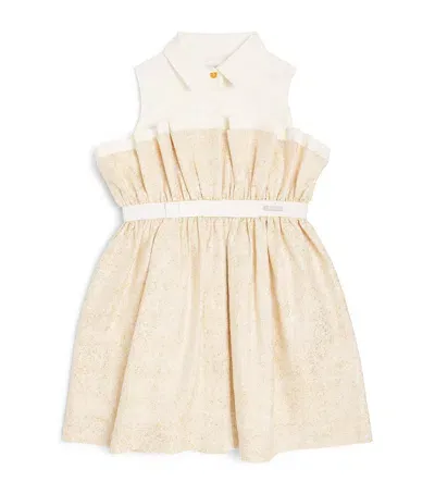 Jessie And James Kids' Romana Dress In Gold