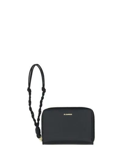 Jil Sander Small Leather Goods In Black