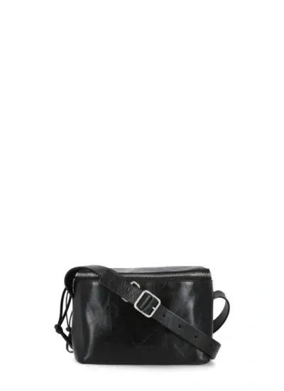 Jil Sander V-sport Shoulder Bag In Black