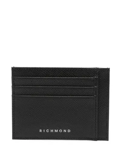 John Richmond Leather Wallet In Black