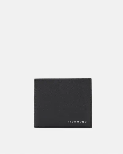 John Richmond Wallet With Logo In Black