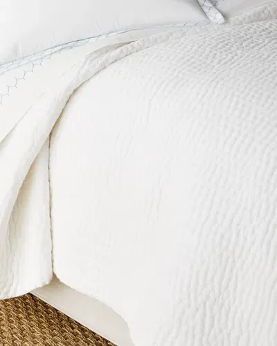 John Robshaw Vivid White Queen Coverlet