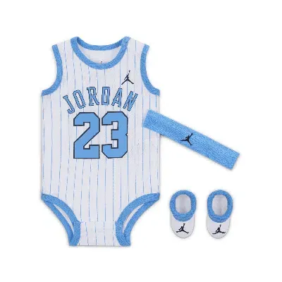 Jordan Baby (0-9m) Printed 23 Jersey 3-piece Boxed Set In Blue