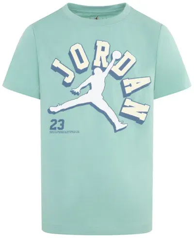 Jordan Kids' Big Boys Varsity Jumpman Short Sleeve Tee In E8gemerald