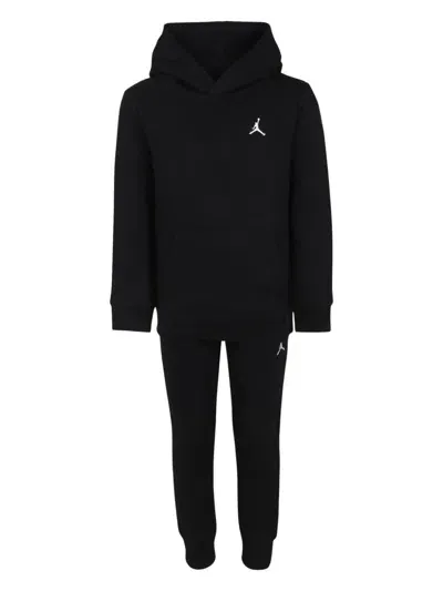 Jordan Kids' Jumpman Zipped Tracksuit In Black