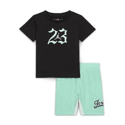 Jordan Mvp 23 Baby (12-24m) Shorts Set In Green