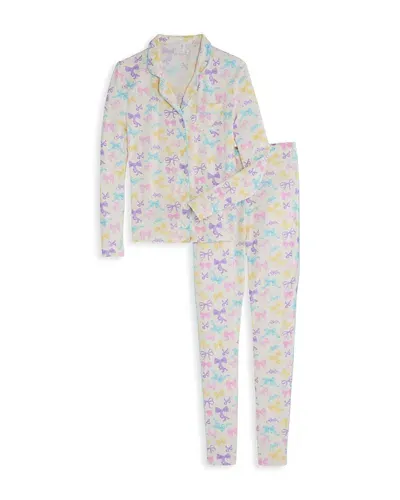 Katiejnyc Girls' Maia Long Sleeved Top & Pants Pajamas Set - Big Kid In Multi