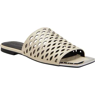 Katy Perry The Caught Up Cutout Slide Sandal In Chalk