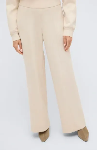 Kenneth Cole Hollywood High Waist Pants In Almond Milk