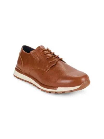 Kenneth Cole Reaction Kids' Boy's Kev Declan Lug Sneakers In Cognac