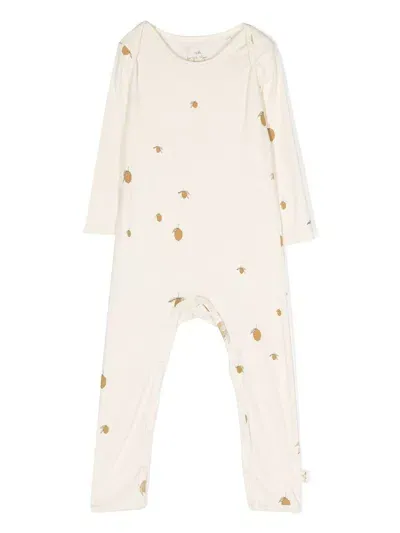 Konges Sløjd Organic Cotton Lemon Print Babygrow