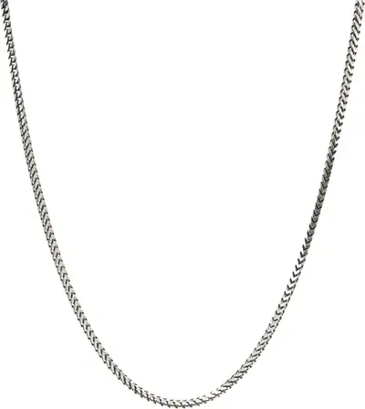 Konstantino Sterling Silver Chain 18" Chkj30-131-18 In Metallic