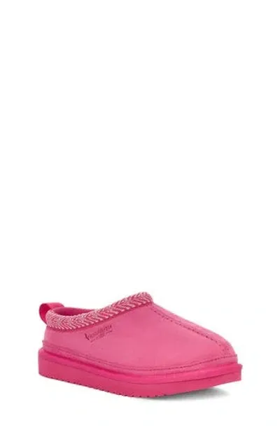 Koolaburra By Ugg Kids Burree Braid-trim Slippers In Brght Pink