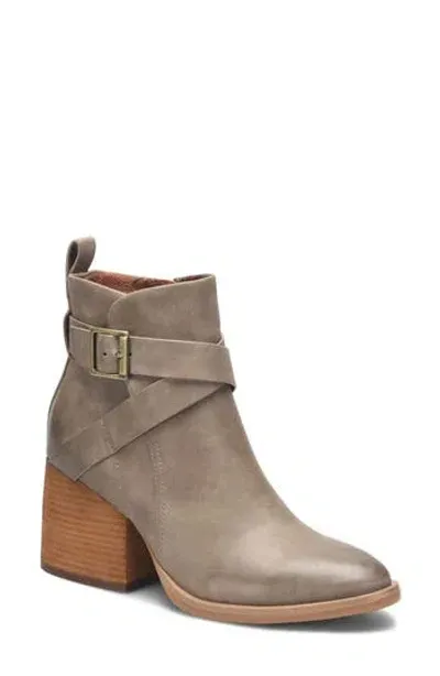 Korks Shyla Block Heel Bootie In Taupe