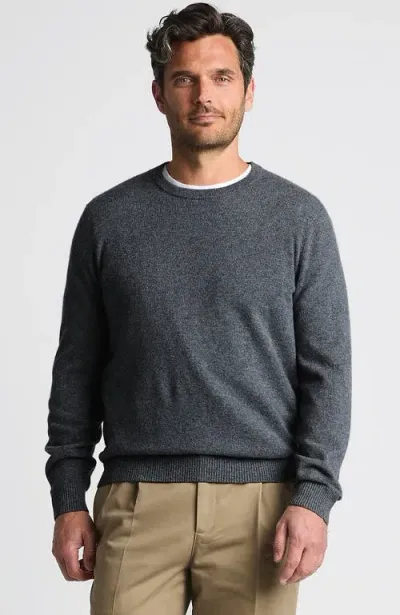 Lands' End Fine Gauge Cashmere Sweater In Charcoal Heather