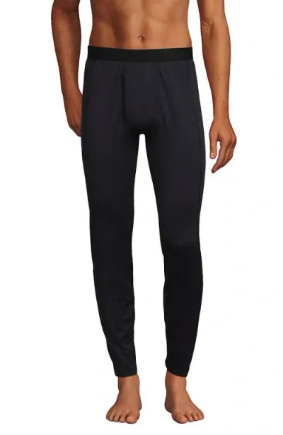 Lands' End Tall Expedition Baselayer Pants In Black