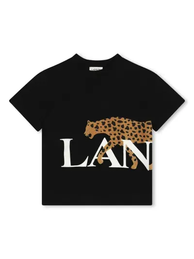 Lanvin Kids T-shirt In Black