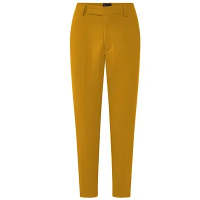 Layo G Women's Gold / Yellow / Orange Leggings Suit Pants - Mustard Gold - Tall In Gold/yellow/orange