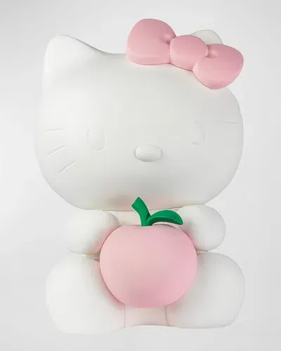 Leblon Delienne Hello Kitty Apple Figurine - Matte White & Pastel Pink In Multi