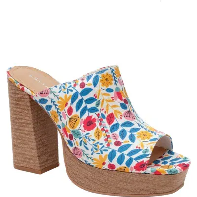 Lisa Vicky Joy 2 Platform Sandal In Wildflower Multi