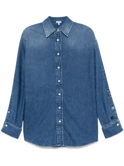 Loewe Denim Shirt In Blue