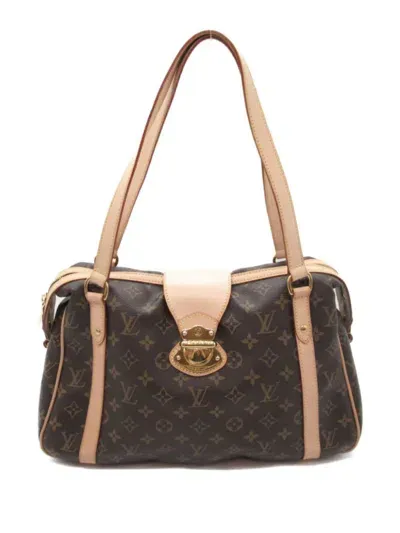 Pre-owned Louis Vuitton 2011 Stresa Pm Shoulder Bag In Brown