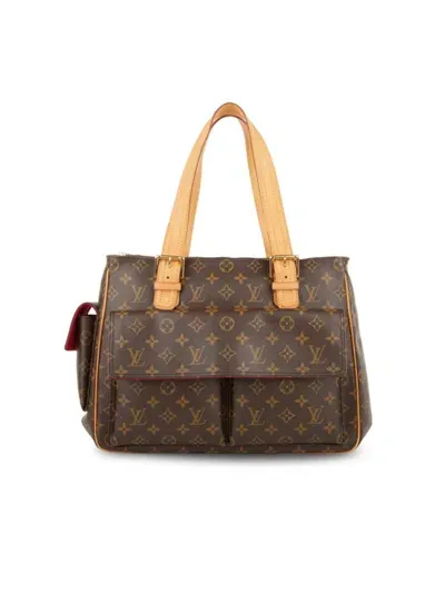 Pre-owned Louis Vuitton Women's Monogram Canvas Shoulder Bag In Brown