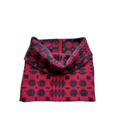 Mabli Women's Pink / Purple / Red Carthen Tube Scarf  - Winter Berries / Soot In Pink/purple/red