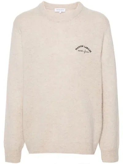 Maison Labiche Grand Cerf Sweater In Neutrals