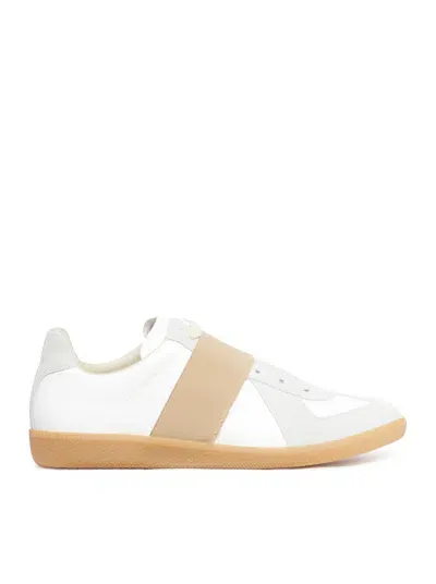 Maison Margiela Elastic Band Sneakers In White