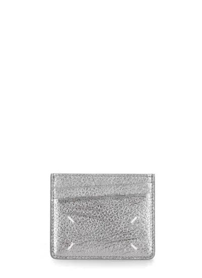 Maison Margiela Small Leather Goods In Silver