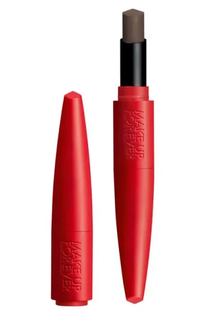 Make Up For Ever Rouge Artist For Ever Matte Lipstick In 612 - Dimensional Dark Brown