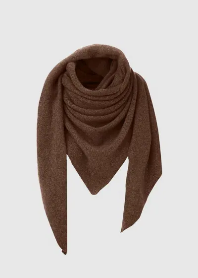 Malo It Kefia In Cashmere, Re-cashmere In Brown