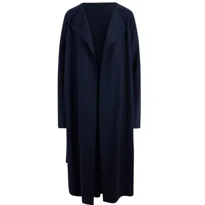 Manakaa Project Women's Light Wool Coat - Blue