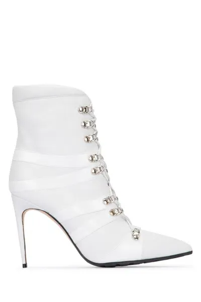 Manolo Blahnik Boots In White