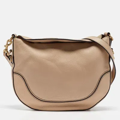 Pre-owned Marc Jacobs Beige Leather Small The Drifter Shoulder Bag