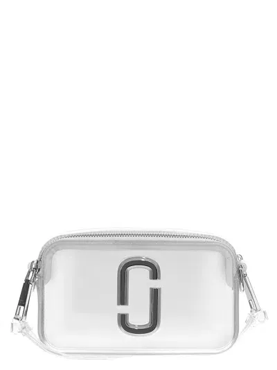 Marc Jacobs The Snapshot Crossbody Bags Transparent In White