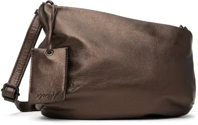 Marsèll Brown Fantasmino Clutch Bag In Dark Brown Deconstru