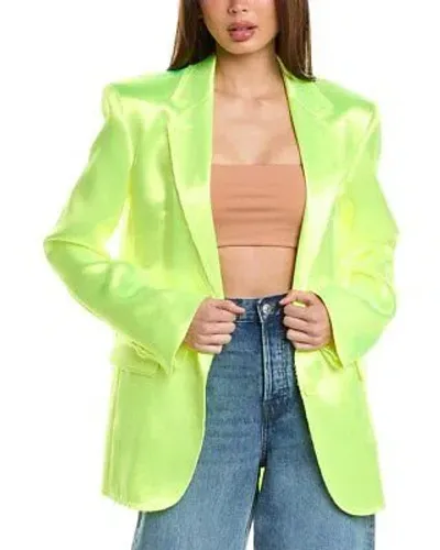 Pre-owned Max Mara Sportmax Racer Jacket Women's In Yellow