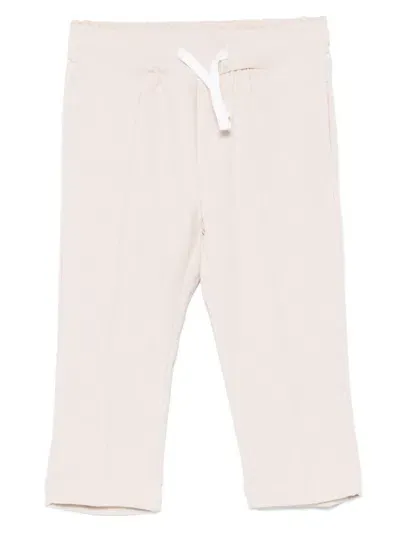 Miss Grant Babies' Drawstring-fastening Trousers In Brown