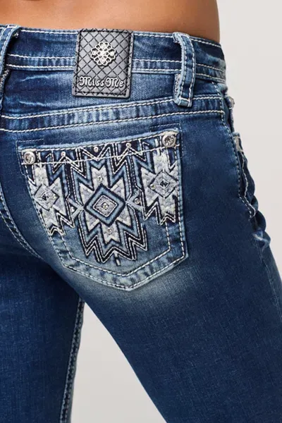 Miss Me Wilde Bootcut Jeans In Blue