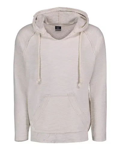 Mv Sport Men's Bonfire Baja Terry Hooded Sweatshirt In White