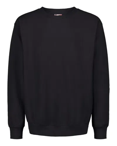 Mv Sport Men's Pro-weave Crewneck Sweatshirt In Black