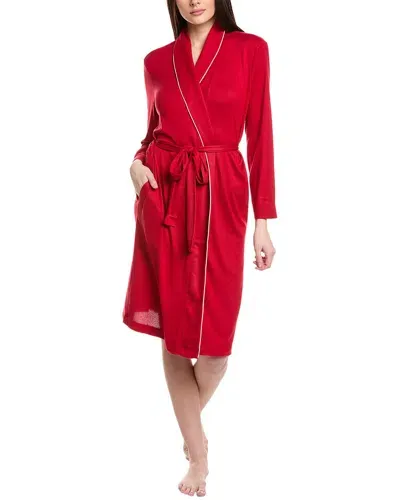 N Natori Oasis Robe In Red