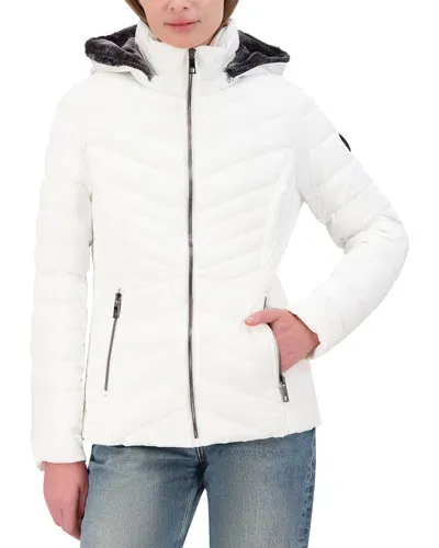 Nautica Short Stretch Jacket In White