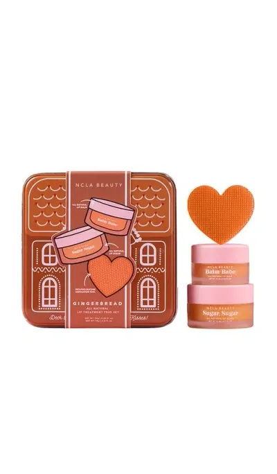 Ncla Gingerbread Lip Treatment Trio Gift Set In White