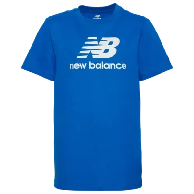 New Balance Kids' Boys   Logo T-shirt In Blue Oasis/white