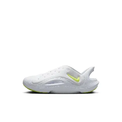 Nike Aqua Swoosh Little Kids' Sandals In White