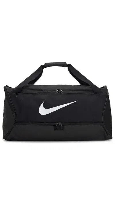 Nike Brasilia 9.5 Duffle Bag In Black & White