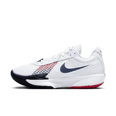 Nike 耐克air Zoom G.t. Cut Academy男新款缓震运动篮球鞋fb2598-104 In White/sport Red/obsidian